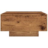 vidaXL Klubska mizica starinski les 90x60x31 cm inženirski les | Shoptok.si