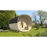 Male kuće Vanjska sauna TURKU 240 × 447 cm – bez završnog krovnog pokrova | shoptok.hr