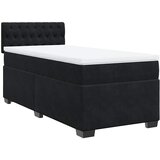  box spring s madracem crni za jednu osobu baršunasti | shoptok.hr