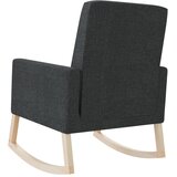  Stolica za ljuljanje od tkanine crna | Eponuda.com