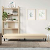  Raztegljiv kavč z držali za skodelice krem blago, (20697719) | Shoptok.si