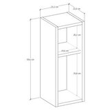 Hanah home klaus - walnut walnut nightstand | ePonuda.com