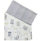 Deksi Group Deksi tetra pelena za bebe Meda na Mesecu Siva | ePonuda.com