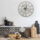 vidaXL Zidni sat srebrni 30 cm akrilni | shoptok.hr