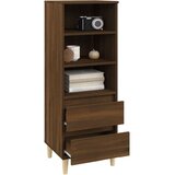  Visoka omara Rjav hrast 40x36x110 cm inženirski les, (20654670) | Shoptok.si