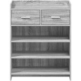  Ormar za cipele 73,5 x 36 x 92 cm Konstruirano drvo Siva Sonoma | shoptok.hr