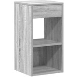 vidaXL Nočne omarice s predalom 2 kosa siva sonoma 35x34x66,5 cm | Shoptok.si