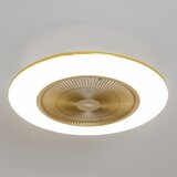  Brilagi - LED prigušiva svetiljka sa ventilatorom AURA LED/38W/230V zlatna + daljinski upravljač | Eponuda.com