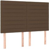  Box spring postelja z vzmetnico temno rjava 140x200 cm blago, (20897374) | Shoptok.si