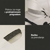 Zopa košara XL za kolica Move 5 Ivory Beige | shoptok.hr