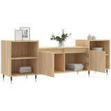 vidaXL TV omarica sonoma hrast 160x35x55 cm inženirski les | Shoptok.si