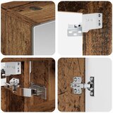 Set ormarića za kupaonicu 5 kom. Staro drvo Konstruirano drvo | shoptok.hr