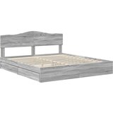 Postelja s shranjevanjem z vzglavjem Siva Sonoma 180 x 200 cm, (5000104911) | Shoptok.si