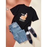 Sinsay Pamučna majica s motivom hrane | shoptok.hr