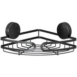 Wenko crna kutna kupaonska polica Static-Loc® Pavia, širine 27 cm Cijene
