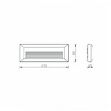  led svetiljka JM-8006 zidna 2W 4000K IP65 bela | ePonuda.com