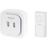  230V bežično elektroničko zvono 36 melodija do 150m 2x USB 2A | shoptok.hr