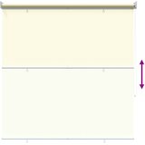 Rolo zavjesa za vanjsku uporabu s UV zaštitom Krem 120 x 140 cm | Shoptok.si