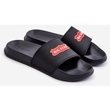 Big Star Men's slippers with logo black Cene