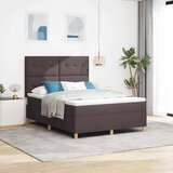  s opruga kutije Tamno smeđa 140 x 190 cm tkanina | shoptok.hr