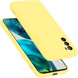  Ohišje združljiv z Motorolo v tekoči rumeni - zaščitni pokrov iz fleksibilnega silikona TPU, (20694492) | Shoptok.si