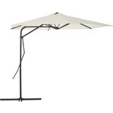 The Living Store Zunanji senčnik z jeklenim drogom 300 cm peščen - Senčnik, (21749812) | Shoptok.si