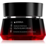 KORIKA Korean Heritage Ginseng & Marine Stem Cells Youth Elixir Cream hranilna antioksidacijska krema za pomladitev kože 50 ml u