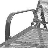  Ležaljka za sunčanje 2 kom sa stolom čelična antracit | shoptok.hr