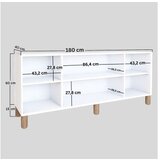 Hanah home konzolni sto Natura 1600-69, 180x75x40 cm, Beli | Eponuda.com