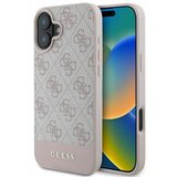 Guess 4G SPODNJI OVITEK S ČRTO ZA IPHONE 16 ROZA, (21897089) | Shoptok.si