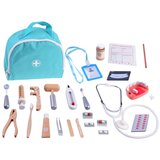  Drveni set malih zubara u tirkiznoj torbi | shoptok.hr
