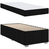  Krevetna konstrukcija s madracem Crna 80 x 200 cm tkanina | shoptok.hr