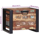  Shrambne škatle 40x30x30cm Trden predelan les in metal | Shoptok.si