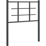  Kovinsko posteljno vzglavje črno 80 cm, (21142899) | Shoptok.si