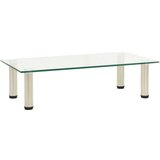 vidaXL TV stojalo prozorno 60x35x17 cm kaljeno steklo Cene