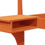  Konstrukcija postelje z vzglavjem Voskast rjav 120 x 200 cm, (5000126692) | Shoptok.si
