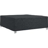 vidaXL Prevleka za zunanje pohištvo Črna 235 x 235 x 70 cm 210D | Shoptok.si