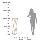  Stalak za cveće 100x24 cm zlatne boje | Eponuda.com