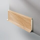 LOGOCLIC Zaključna letev HSL (250 cm x 14 mm x 60 mm, Trda pena, Svetli hrast) | Shoptok.si