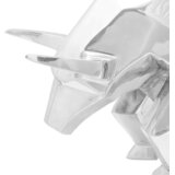  Skulptura bika Srebrno 74 x 23 x 30 cm Aluminij | shoptok.hr