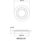 Globo STROPNA LED-SVETILKA JAYDEN //3000 K/230 V/ | Shoptok.si