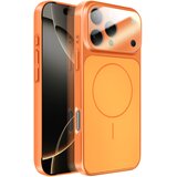 AVIZAR Trd MagSafe ovitek za iPhone 16 Pro Max z zaščito kamere, Oranžna, (5000275309) | Shoptok.si