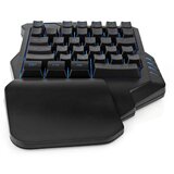 Nedis GKBDS110BK - LED RGB jednoručna gejmerska tastatura 5V | Eponuda.com