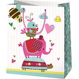 Cardex pink slonić ukrasna vrećica 18x10x23cm | shoptok.hr