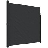  Bočna tenda na uvlačenje crna 200 x 600 cm | shoptok.hr