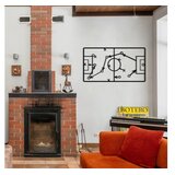 Wallity Taktik - M117 Black Decorative Metal Wall Accessory | Eponuda.ba