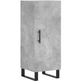  Visoka komoda siva betona 34,5x34x180 cm od konstruiranog drva | shoptok.hr