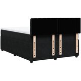 Krevet s oprugama i madracem crni 160x200 cm baršunasti | shoptok.hr