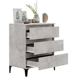  Komoda siva boja betona 60x35x70 cm od konstruiranog drva | shoptok.hr
