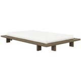 Karup Design Smeđi krevet od masivnog bora s podnicom 120x200 cm Japan – | shoptok.hr